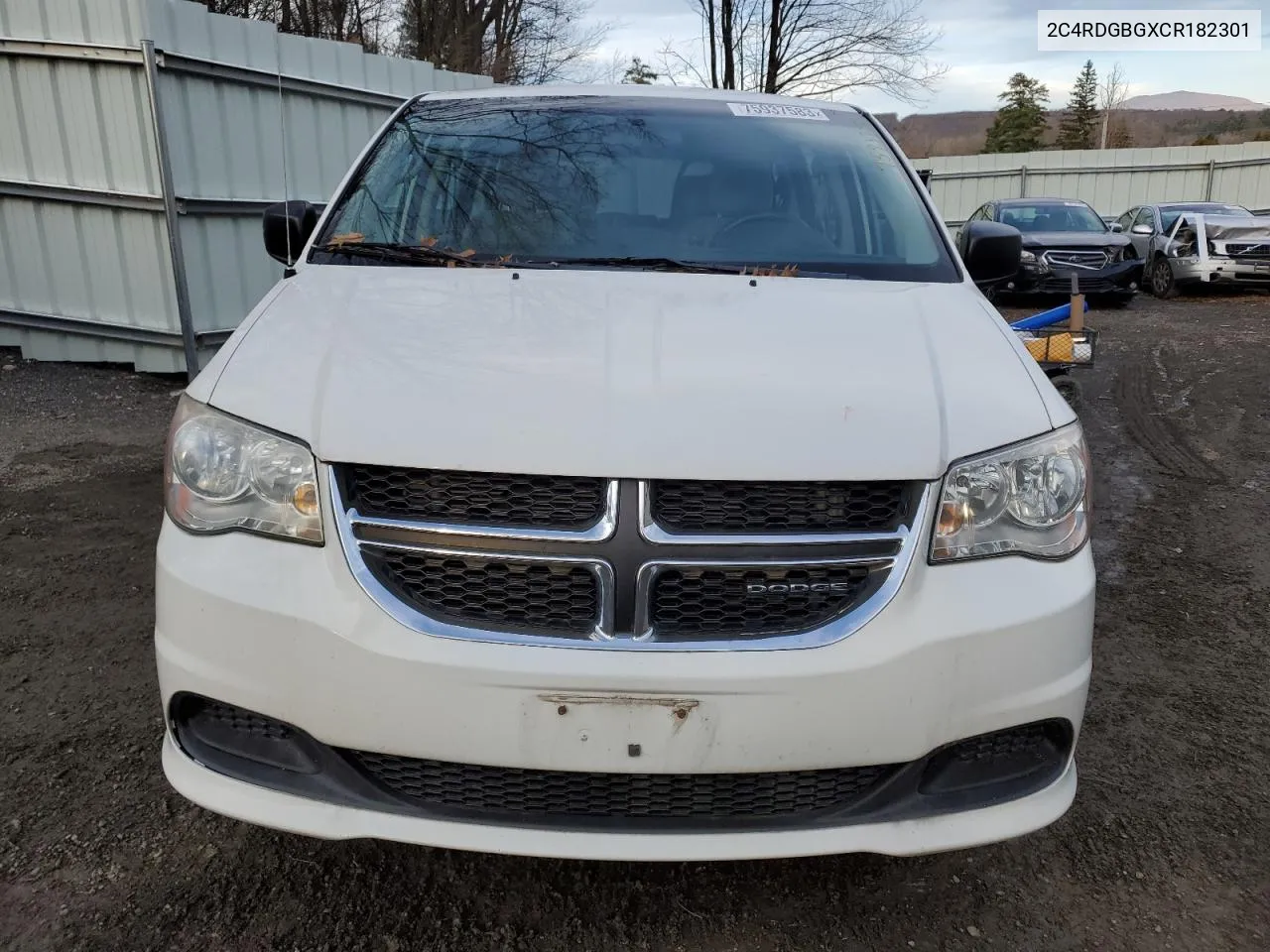 2C4RDGBGXCR182301 2012 Dodge Grand Caravan Se