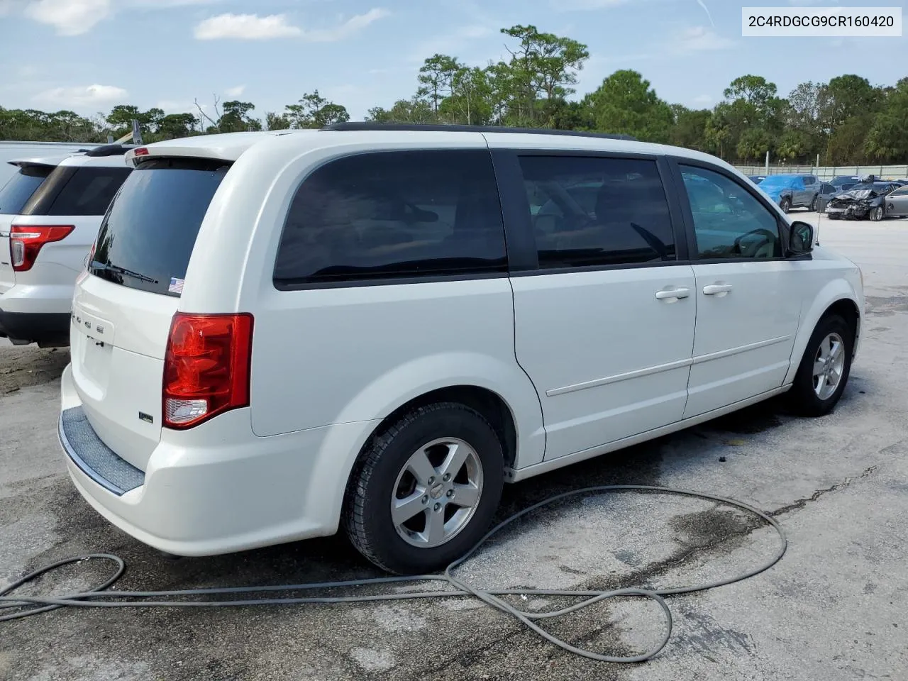 2012 Dodge Grand Caravan Sxt VIN: 2C4RDGCG9CR160420 Lot: 76194324