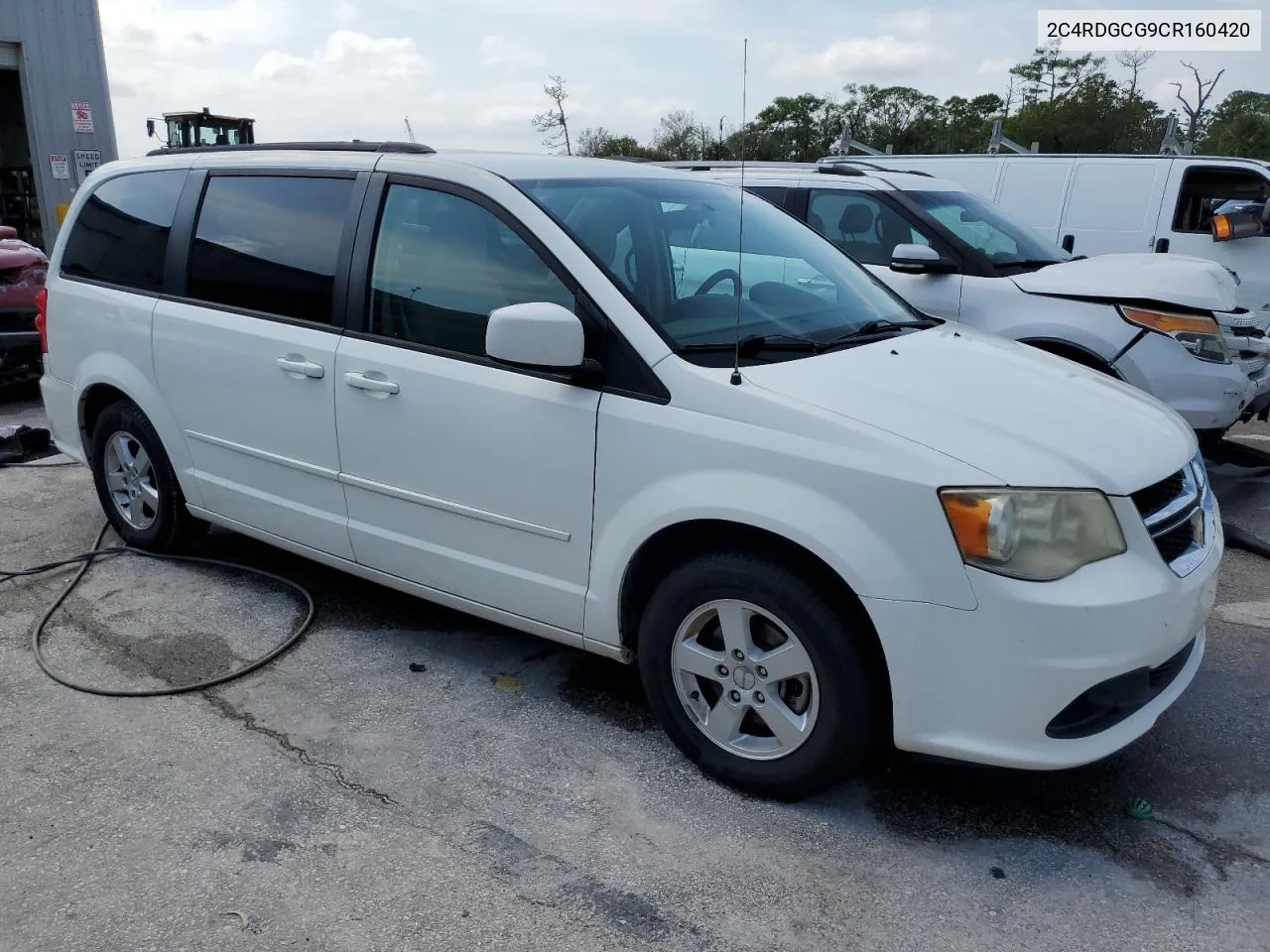 2012 Dodge Grand Caravan Sxt VIN: 2C4RDGCG9CR160420 Lot: 76194324