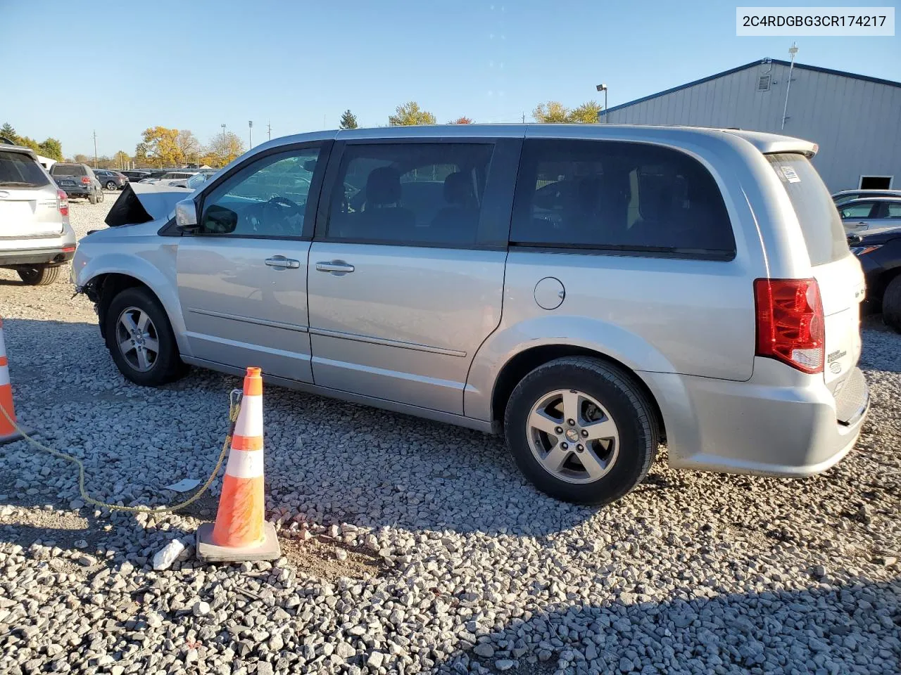 2012 Dodge Grand Caravan Se VIN: 2C4RDGBG3CR174217 Lot: 76271864