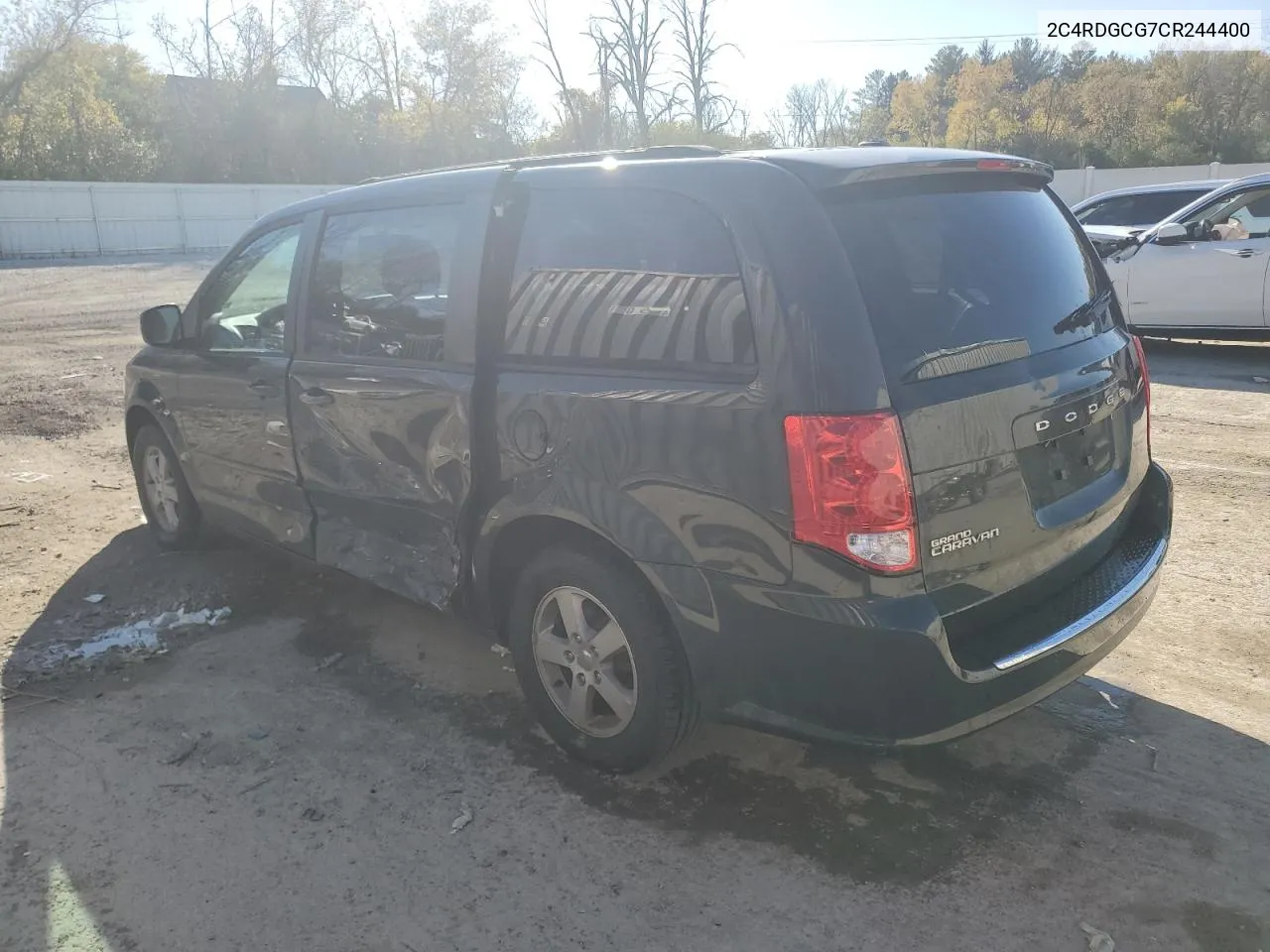 2C4RDGCG7CR244400 2012 Dodge Grand Caravan Sxt