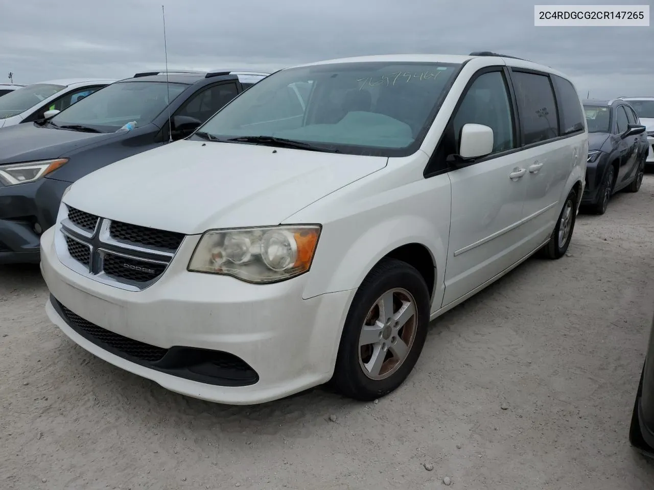 2012 Dodge Grand Caravan Sxt VIN: 2C4RDGCG2CR147265 Lot: 76575464