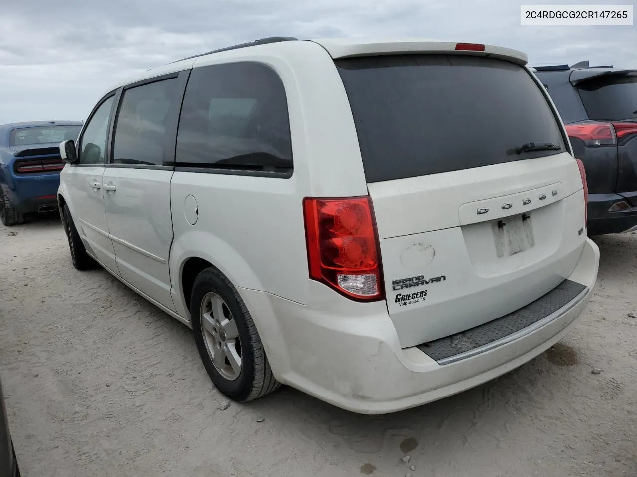 2012 Dodge Grand Caravan Sxt VIN: 2C4RDGCG2CR147265 Lot: 76575464