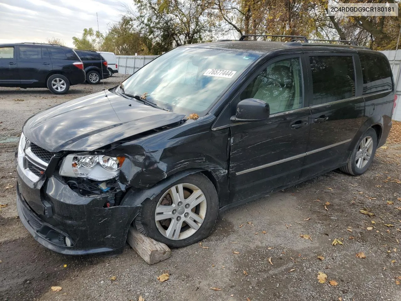 2C4RDGDG9CR180181 2012 Dodge Grand Caravan Crew