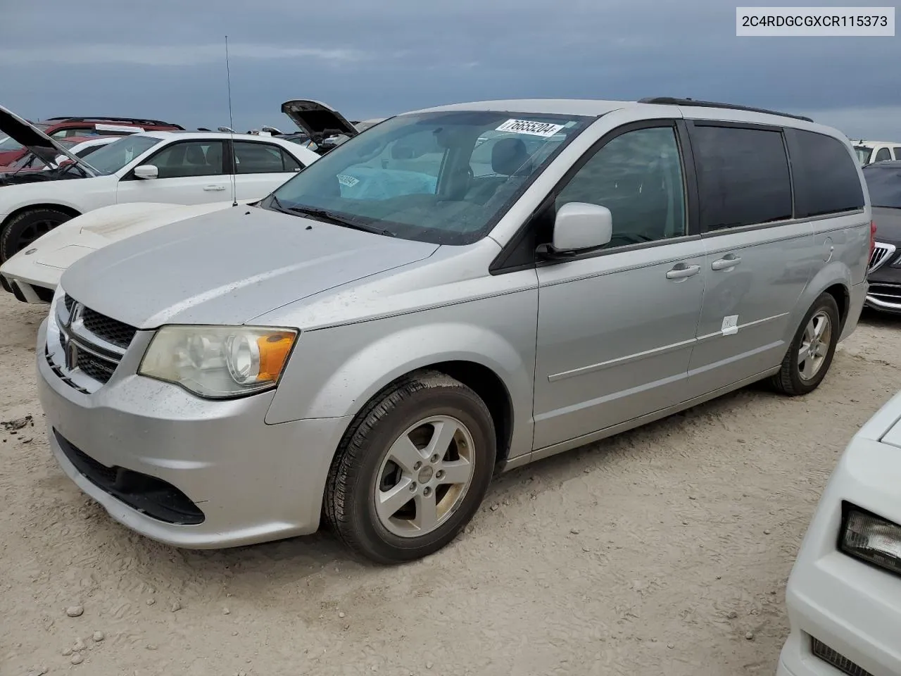 2012 Dodge Grand Caravan Sxt VIN: 2C4RDGCGXCR115373 Lot: 76655204