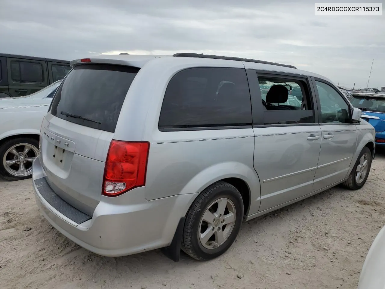 2012 Dodge Grand Caravan Sxt VIN: 2C4RDGCGXCR115373 Lot: 76655204