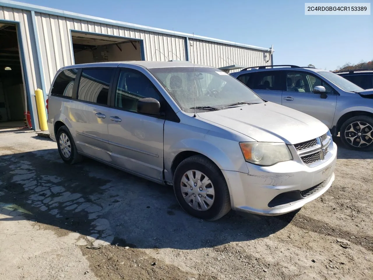 2012 Dodge Grand Caravan Se VIN: 2C4RDGBG4CR153389 Lot: 76937744