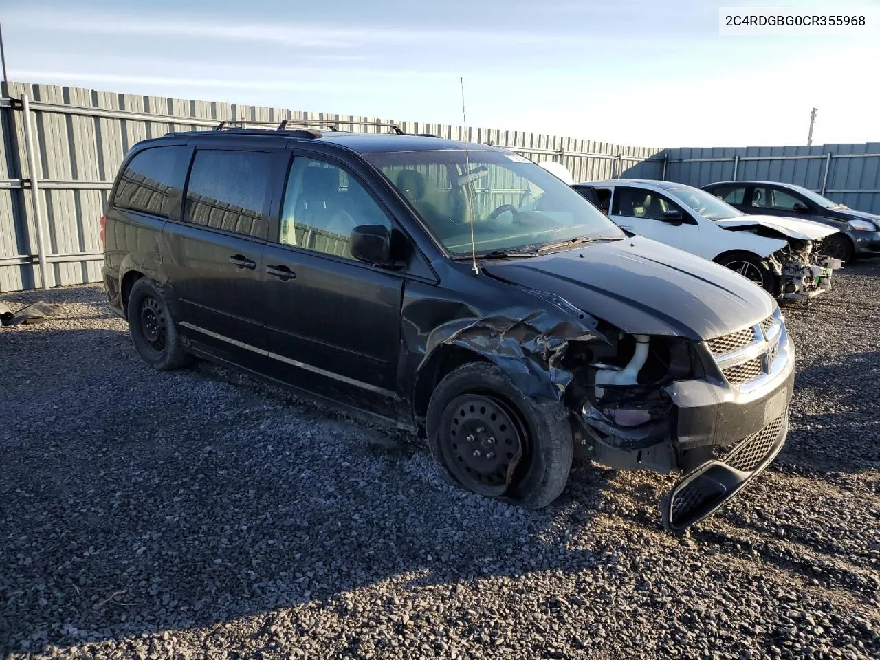 2C4RDGBG0CR355968 2012 Dodge Grand Caravan Se