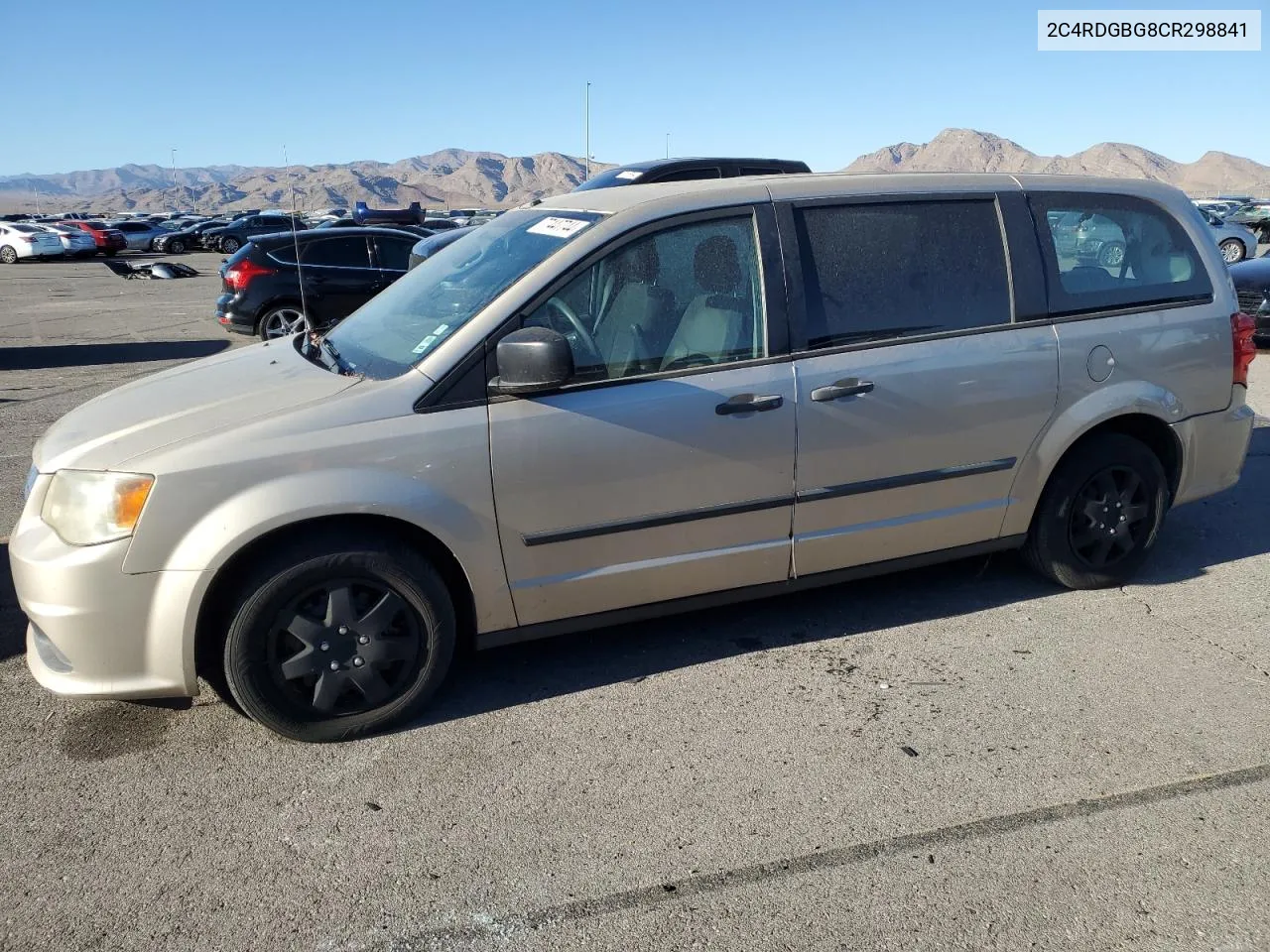 2012 Dodge Grand Caravan Se VIN: 2C4RDGBG8CR298841 Lot: 77447744