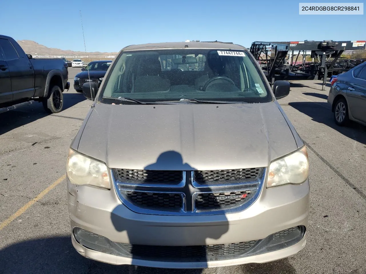 2012 Dodge Grand Caravan Se VIN: 2C4RDGBG8CR298841 Lot: 77447744