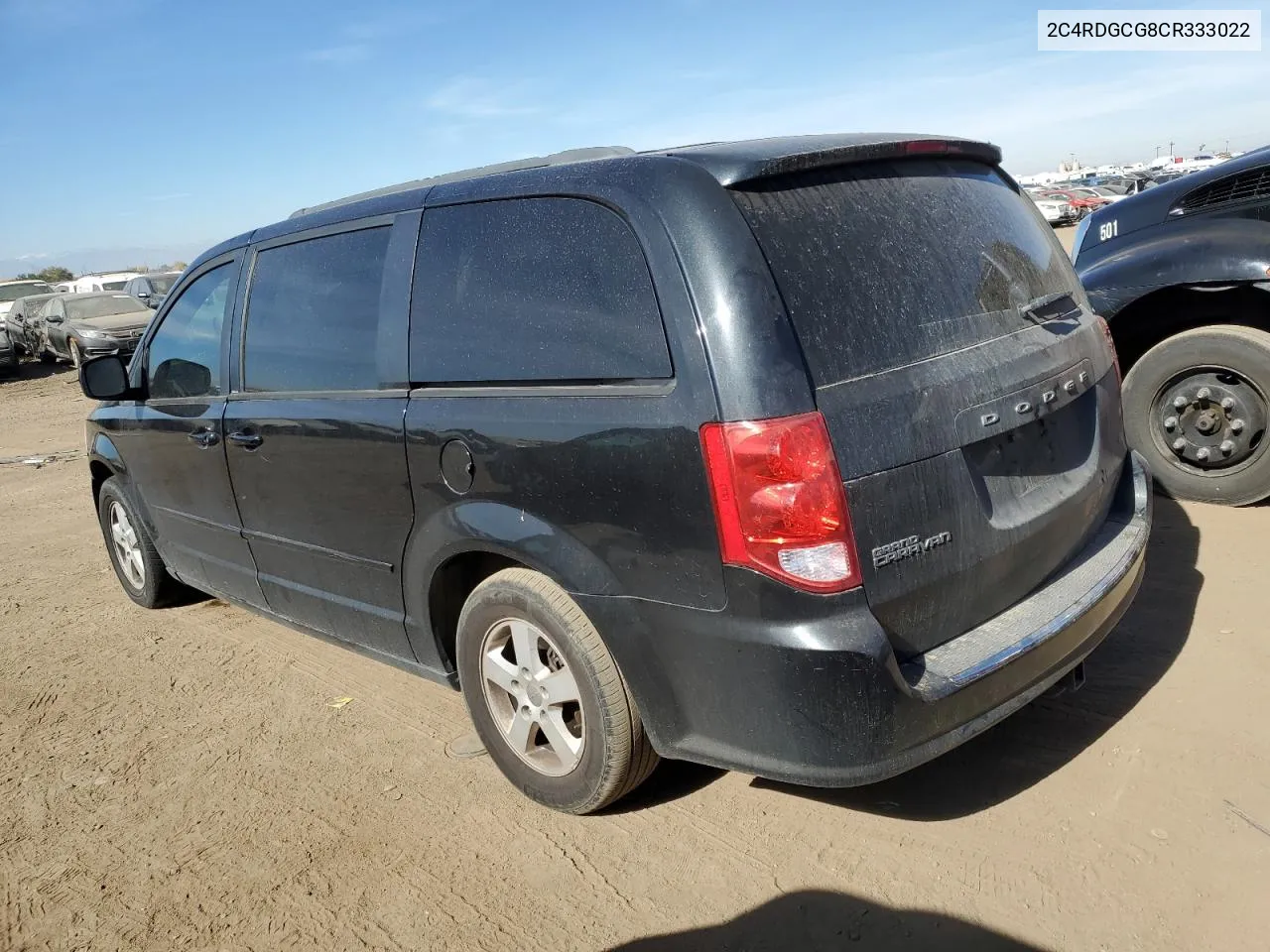 2012 Dodge Grand Caravan Sxt VIN: 2C4RDGCG8CR333022 Lot: 77496584