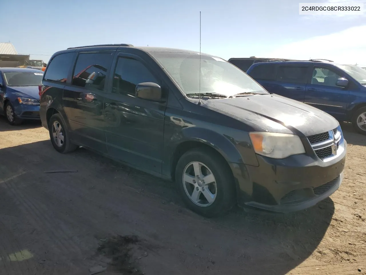 2012 Dodge Grand Caravan Sxt VIN: 2C4RDGCG8CR333022 Lot: 77496584