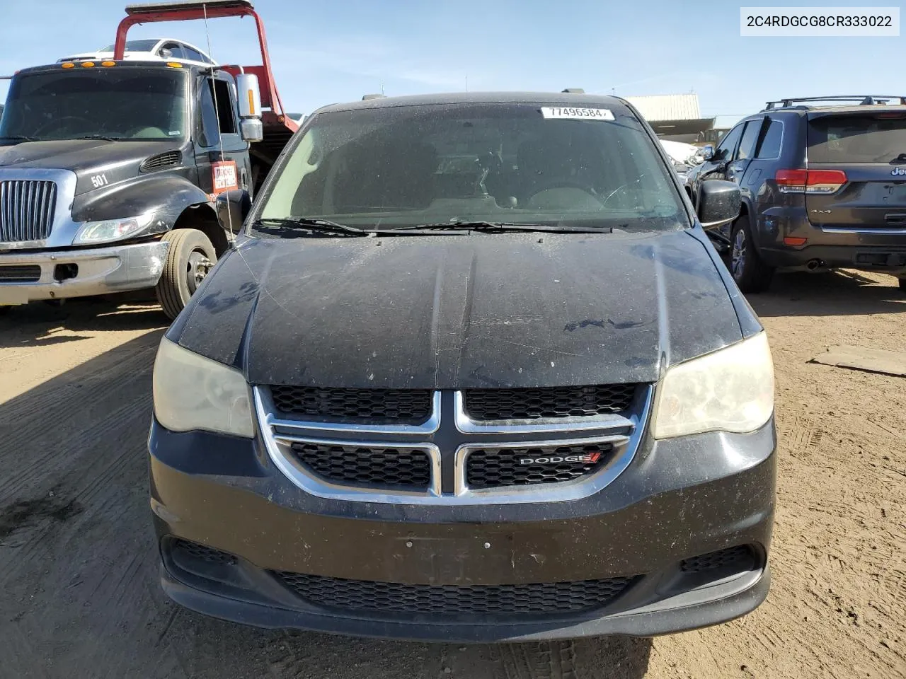 2012 Dodge Grand Caravan Sxt VIN: 2C4RDGCG8CR333022 Lot: 77496584