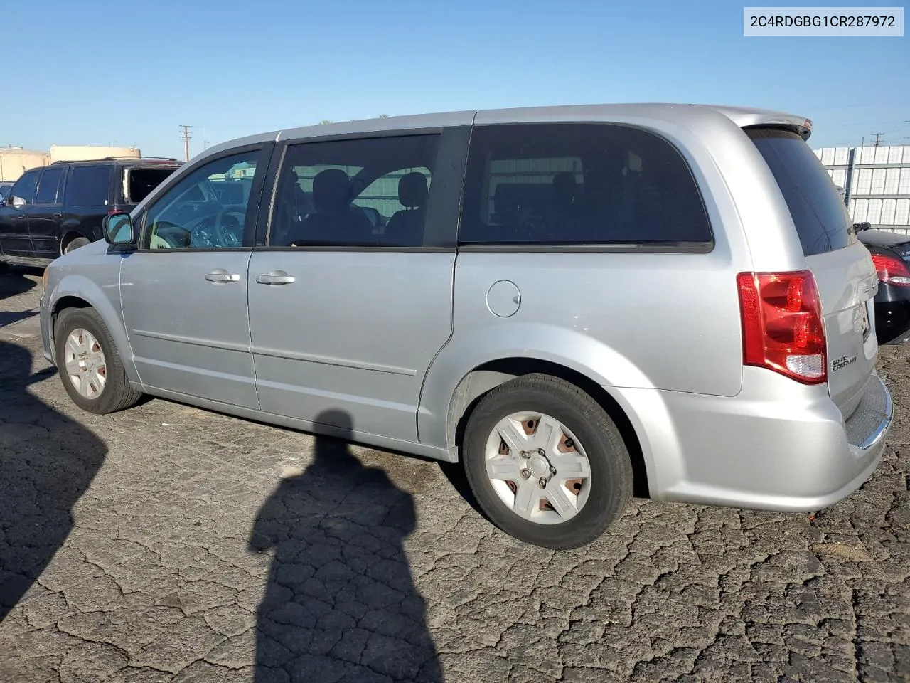 2012 Dodge Grand Caravan Se VIN: 2C4RDGBG1CR287972 Lot: 77540684