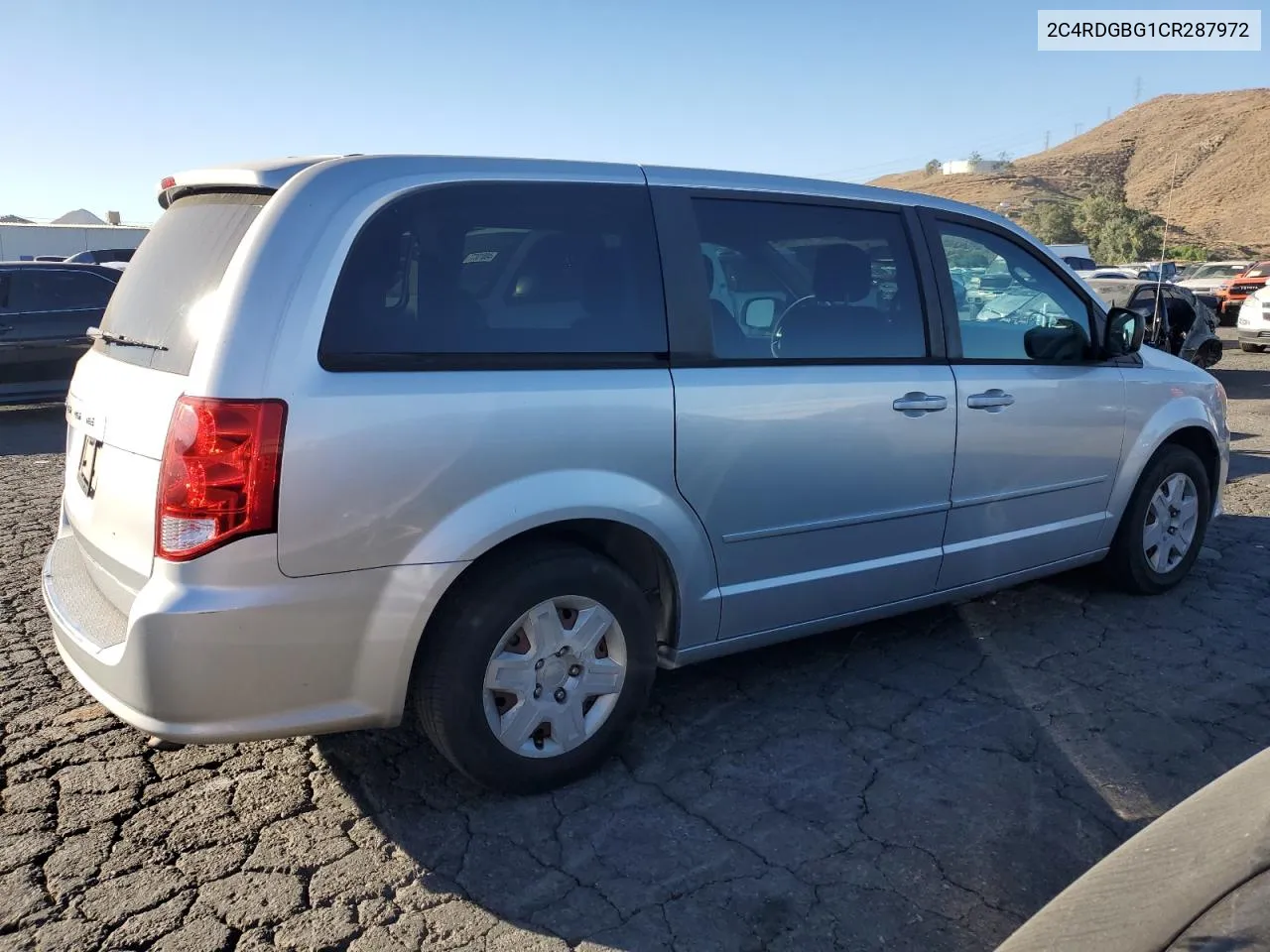 2012 Dodge Grand Caravan Se VIN: 2C4RDGBG1CR287972 Lot: 77540684