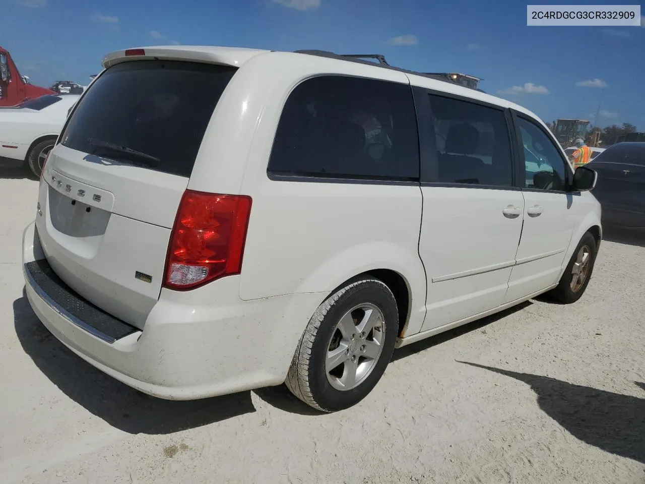 2012 Dodge Grand Caravan Sxt VIN: 2C4RDGCG3CR332909 Lot: 77543294