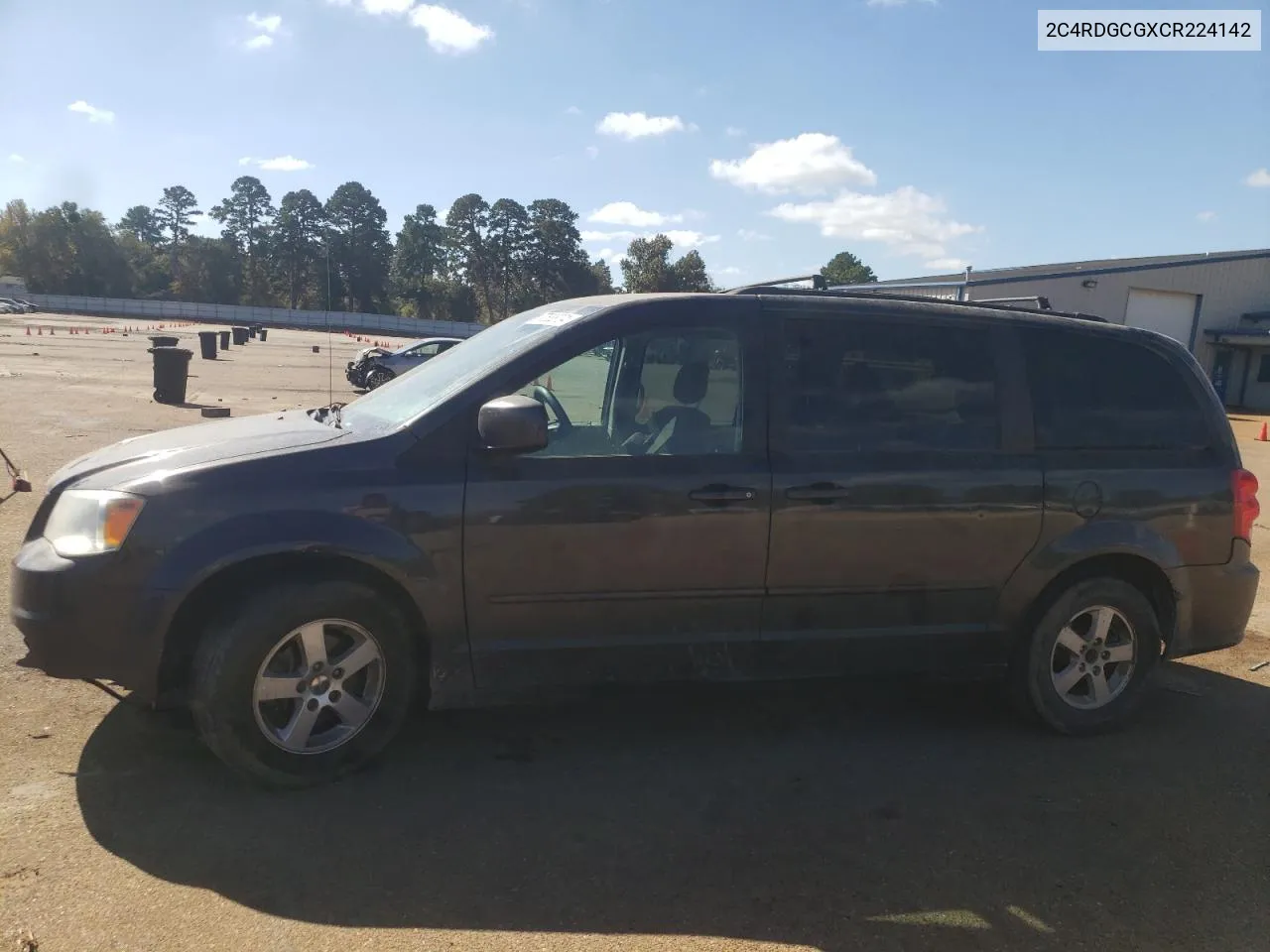 2012 Dodge Grand Caravan Sxt VIN: 2C4RDGCGXCR224142 Lot: 77688794