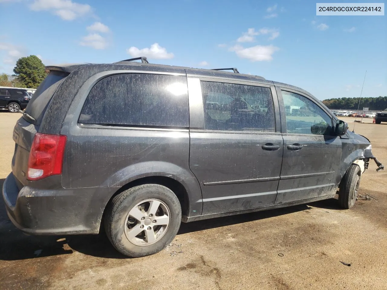 2012 Dodge Grand Caravan Sxt VIN: 2C4RDGCGXCR224142 Lot: 77688794