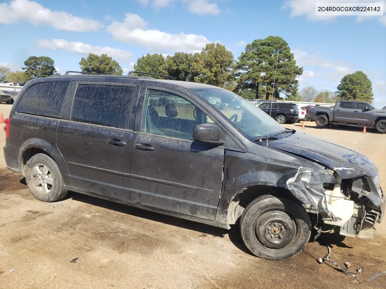 2012 Dodge Grand Caravan Sxt VIN: 2C4RDGCGXCR224142 Lot: 77688794