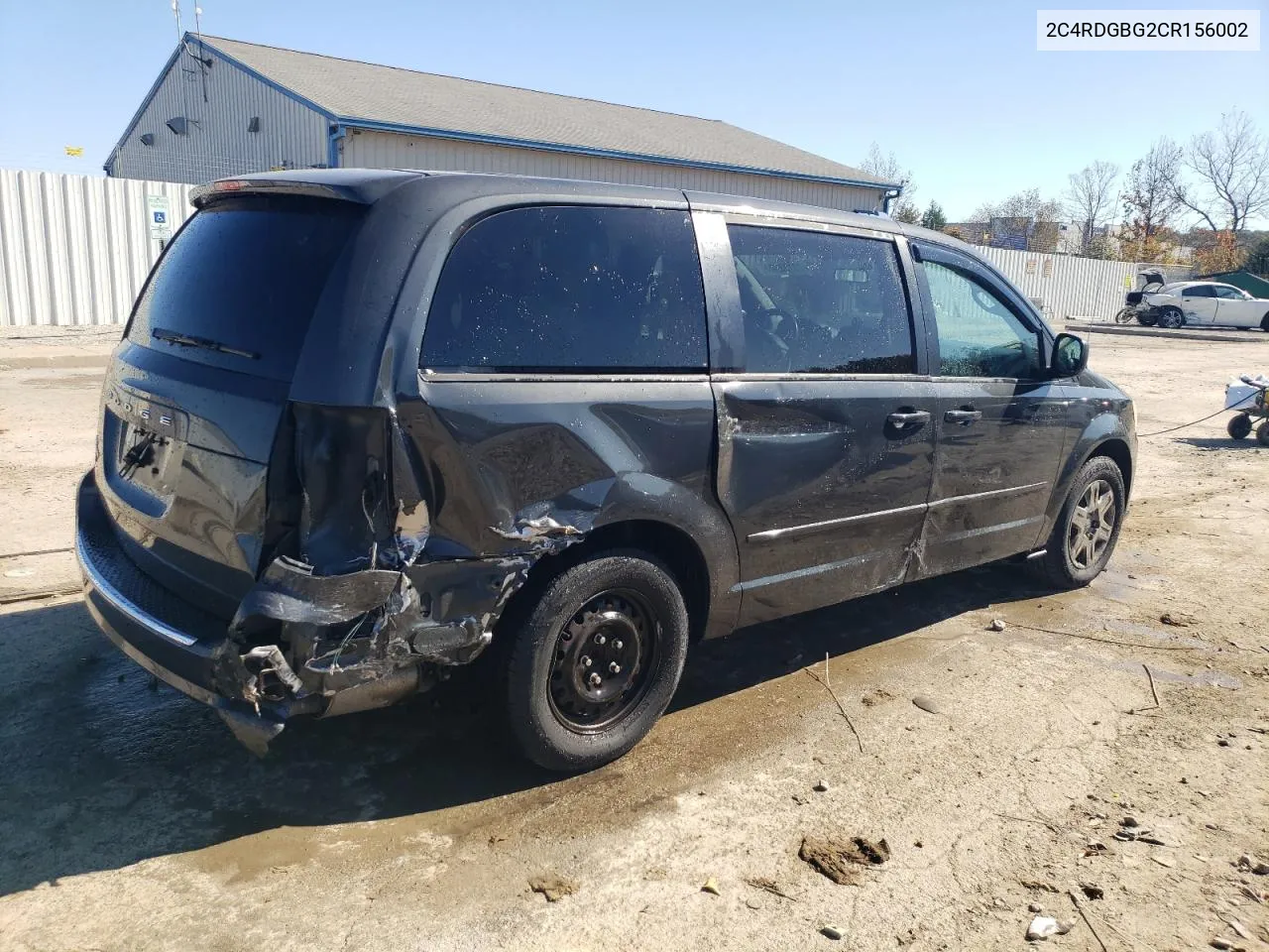 2012 Dodge Grand Caravan Se VIN: 2C4RDGBG2CR156002 Lot: 77738594