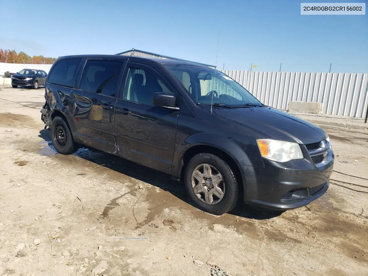 2012 Dodge Grand Caravan Se VIN: 2C4RDGBG2CR156002 Lot: 77738594