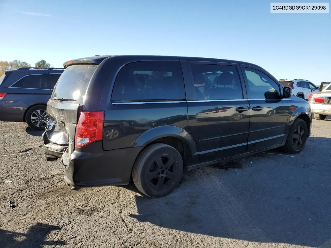 2012 Dodge Grand Caravan Crew VIN: 2C4RDGDG9CR129098 Lot: 78018534