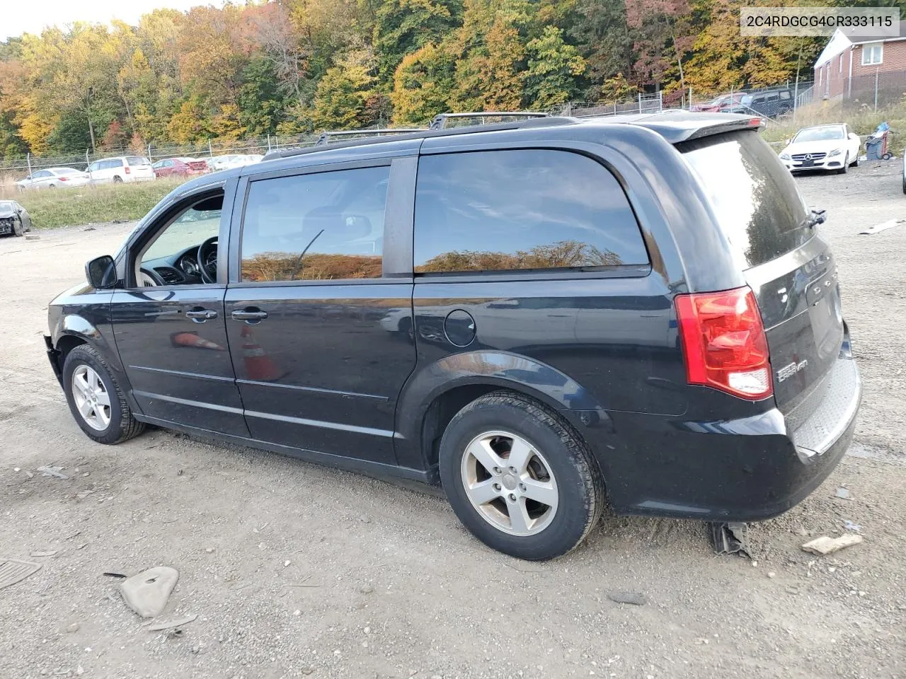 2012 Dodge Grand Caravan Sxt VIN: 2C4RDGCG4CR333115 Lot: 78029664