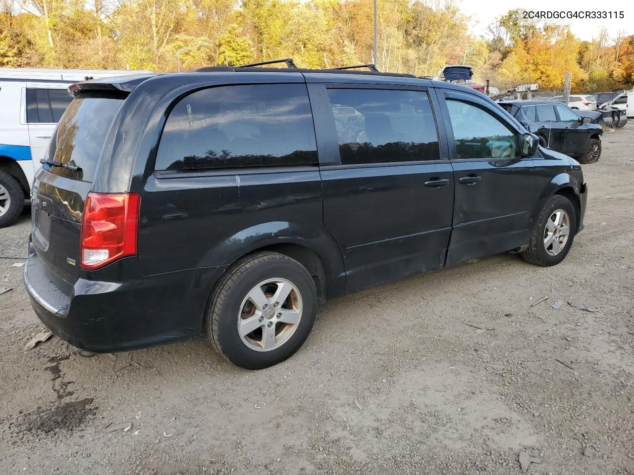 2012 Dodge Grand Caravan Sxt VIN: 2C4RDGCG4CR333115 Lot: 78029664