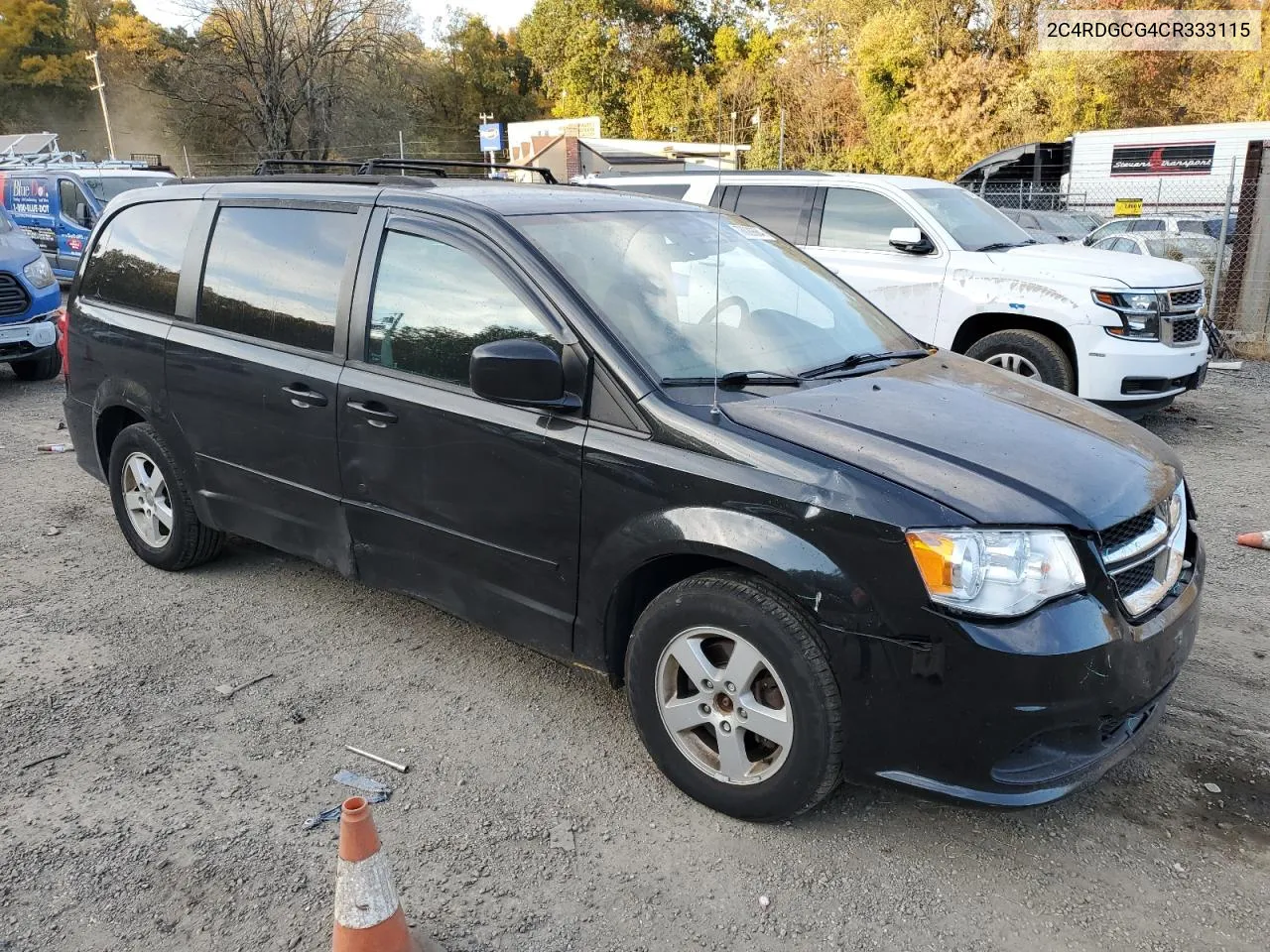 2012 Dodge Grand Caravan Sxt VIN: 2C4RDGCG4CR333115 Lot: 78029664