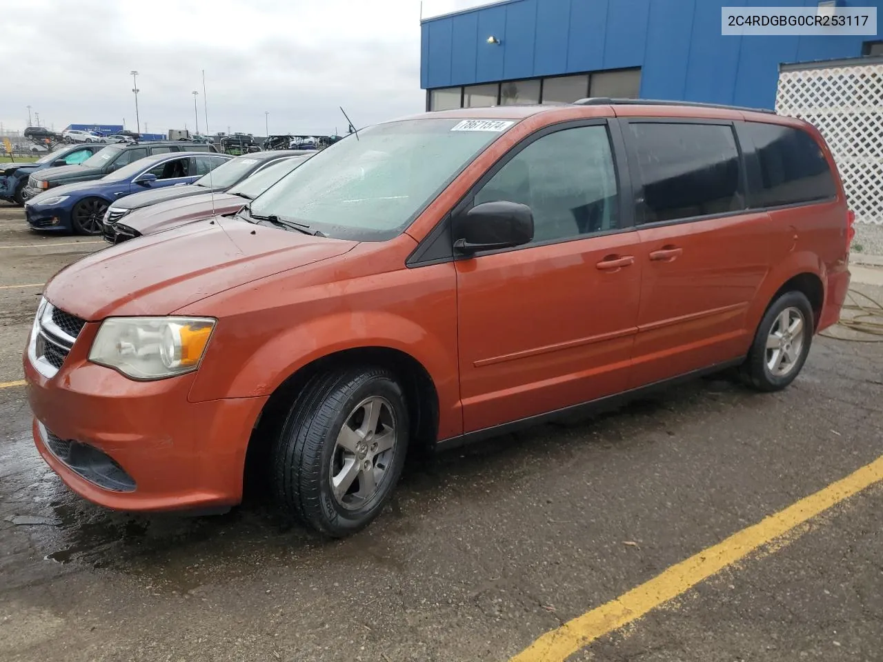 2C4RDGBG0CR253117 2012 Dodge Grand Caravan Se