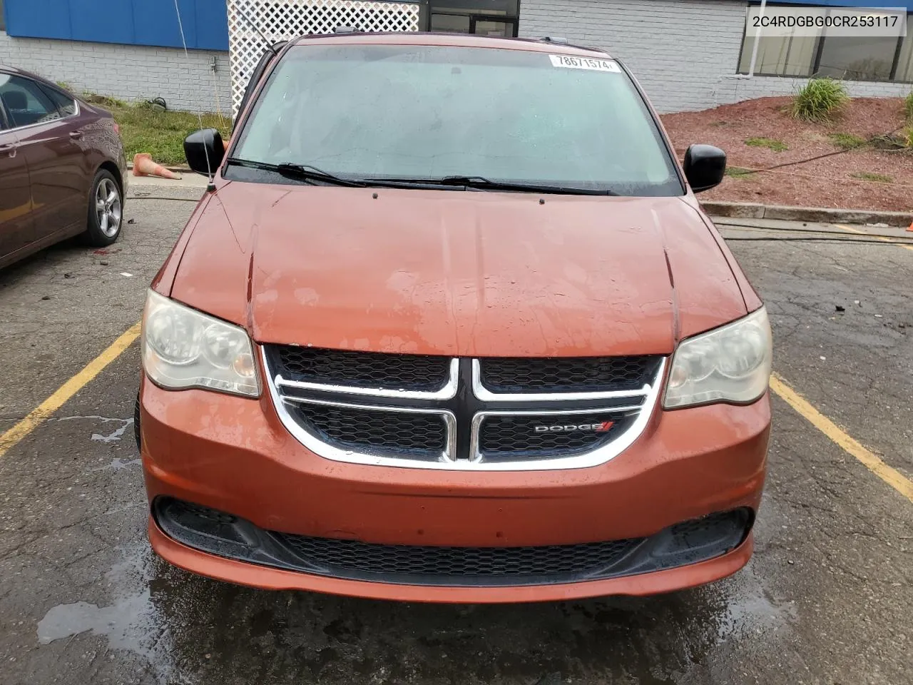 2C4RDGBG0CR253117 2012 Dodge Grand Caravan Se