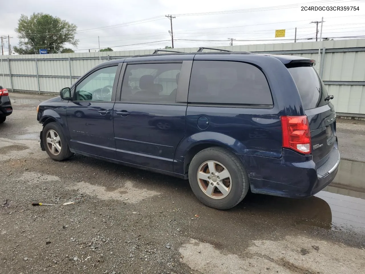 2012 Dodge Grand Caravan Sxt VIN: 2C4RDGCG3CR359754 Lot: 78823644