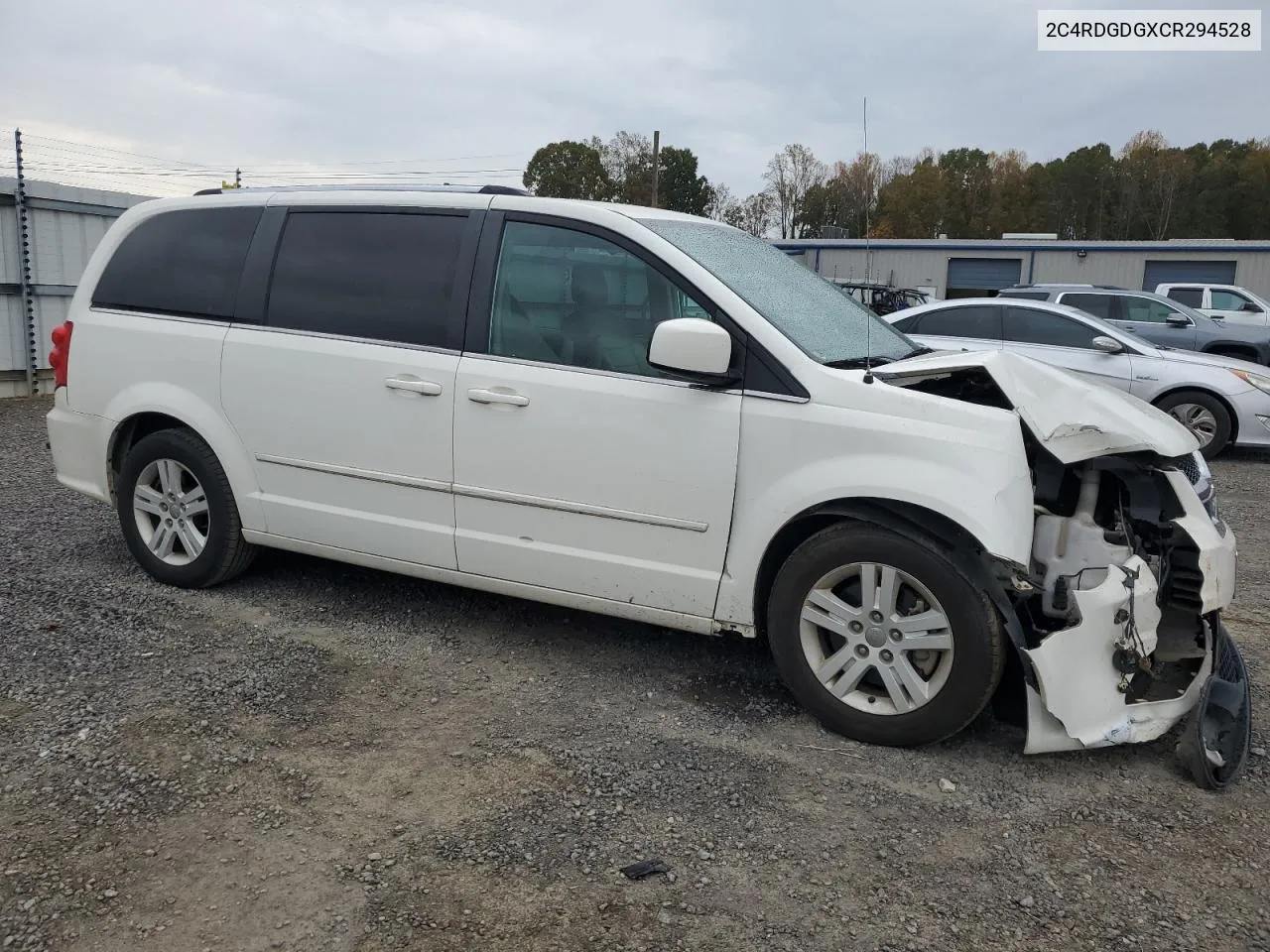 2012 Dodge Grand Caravan Crew VIN: 2C4RDGDGXCR294528 Lot: 78920924