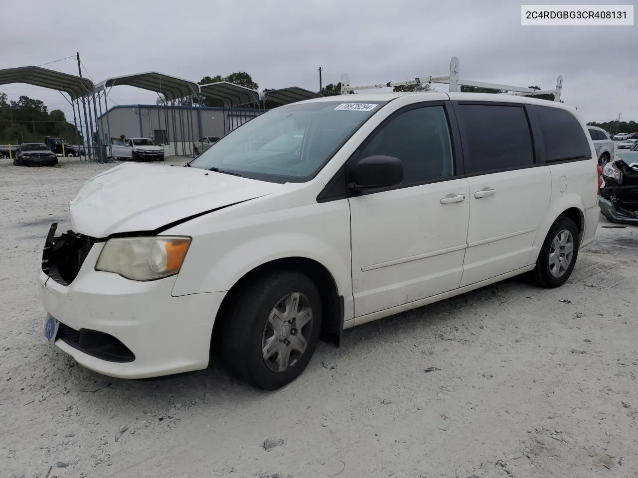 2012 Dodge Grand Caravan Se VIN: 2C4RDGBG3CR408131 Lot: 78978294