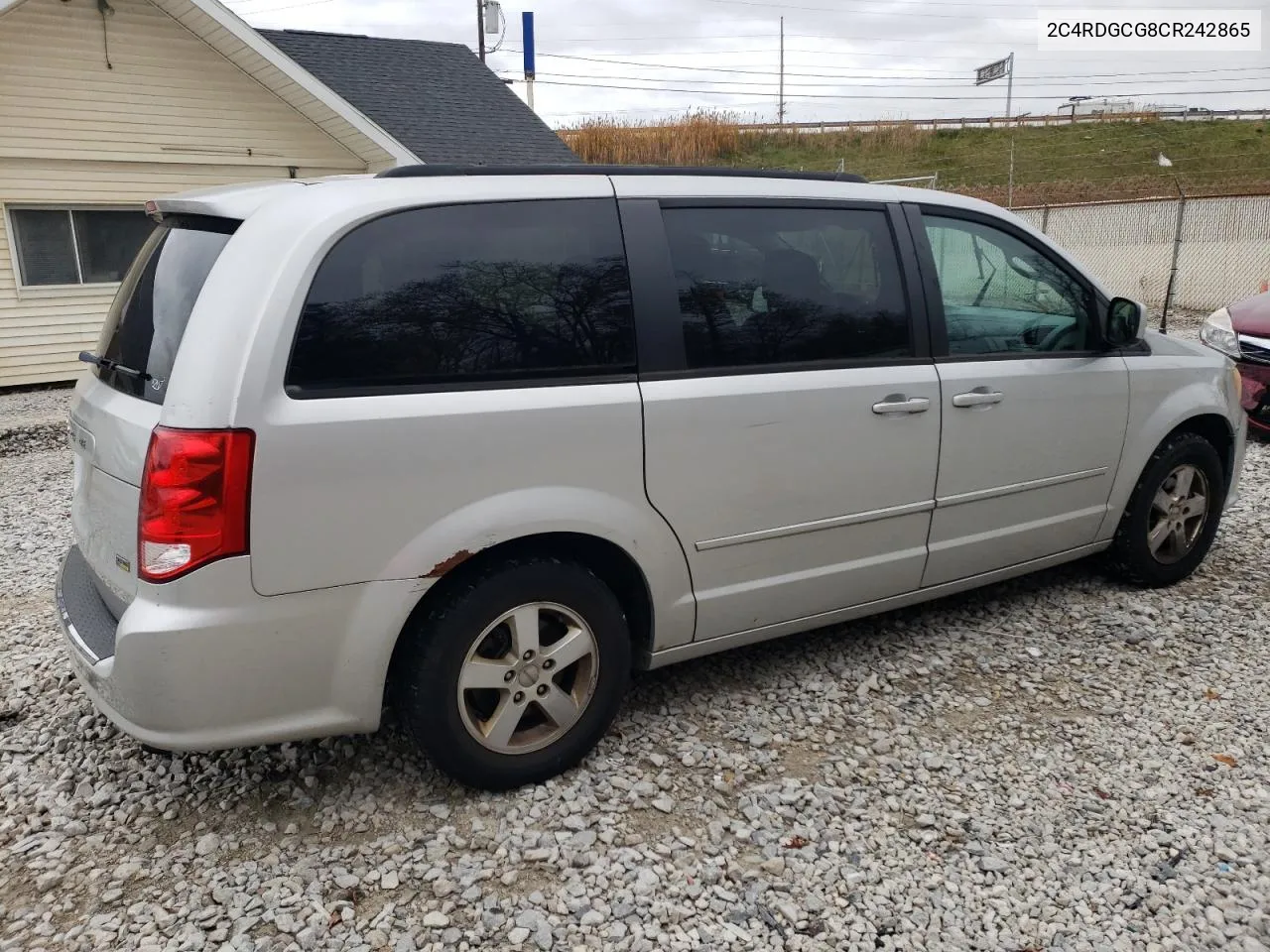 2012 Dodge Grand Caravan Sxt VIN: 2C4RDGCG8CR242865 Lot: 79006864