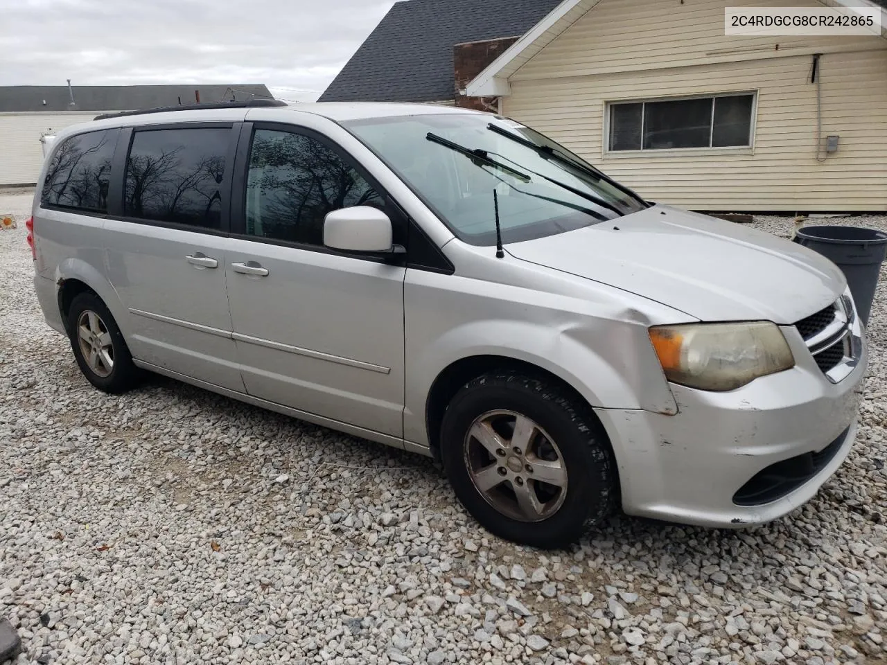 2012 Dodge Grand Caravan Sxt VIN: 2C4RDGCG8CR242865 Lot: 79006864