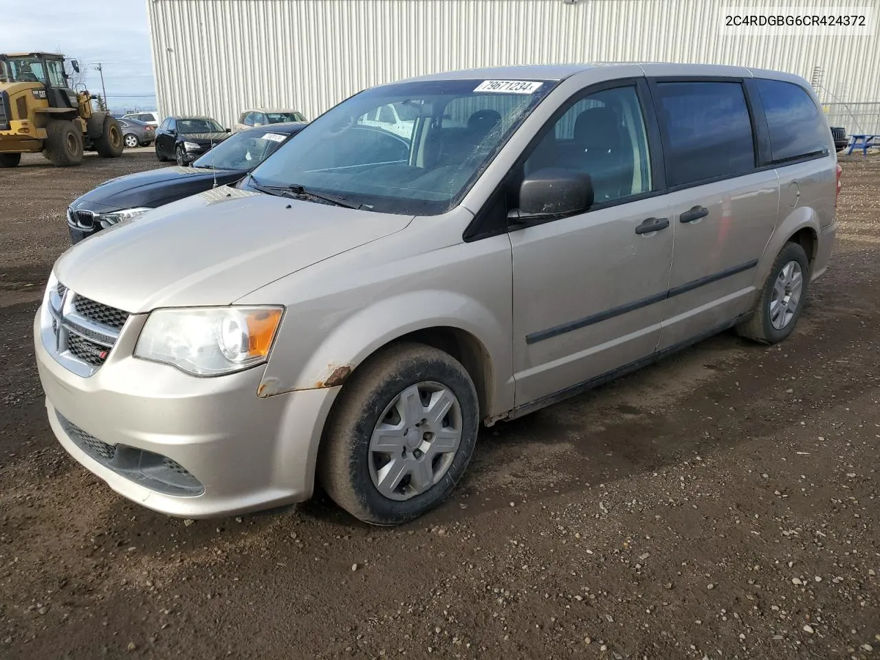 2012 Dodge Grand Caravan Se VIN: 2C4RDGBG6CR424372 Lot: 79671234