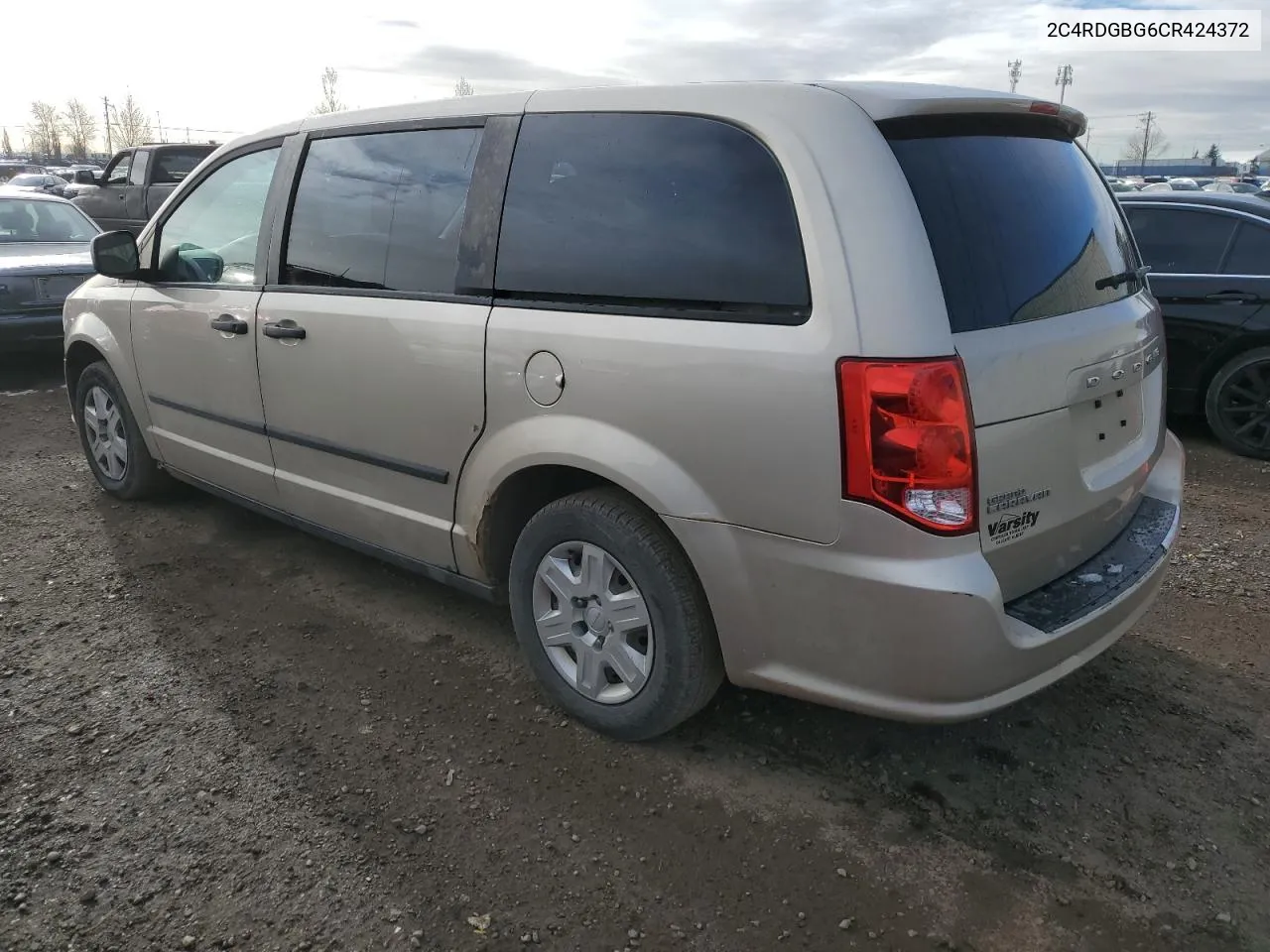 2012 Dodge Grand Caravan Se VIN: 2C4RDGBG6CR424372 Lot: 79671234