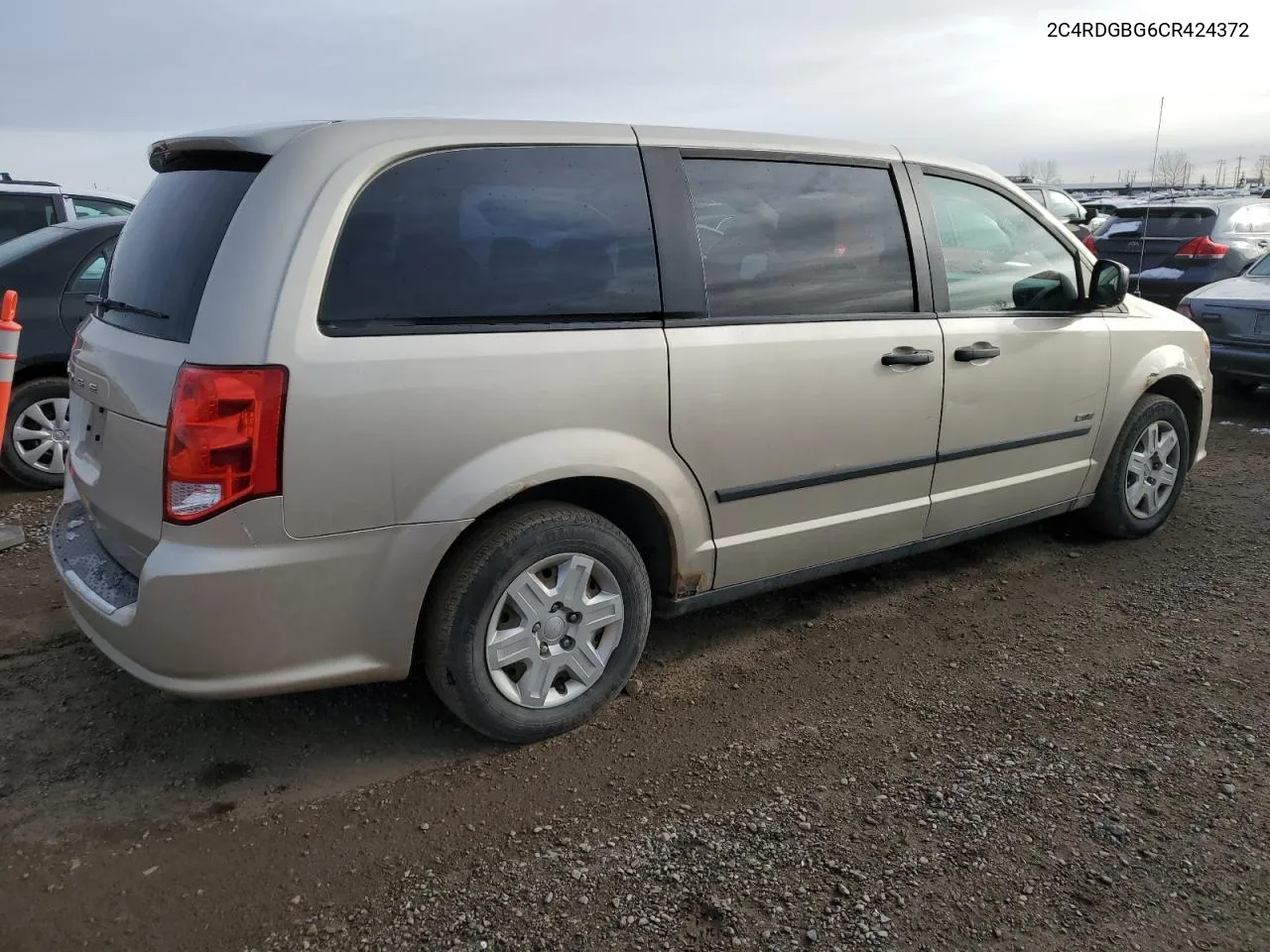 2012 Dodge Grand Caravan Se VIN: 2C4RDGBG6CR424372 Lot: 79671234