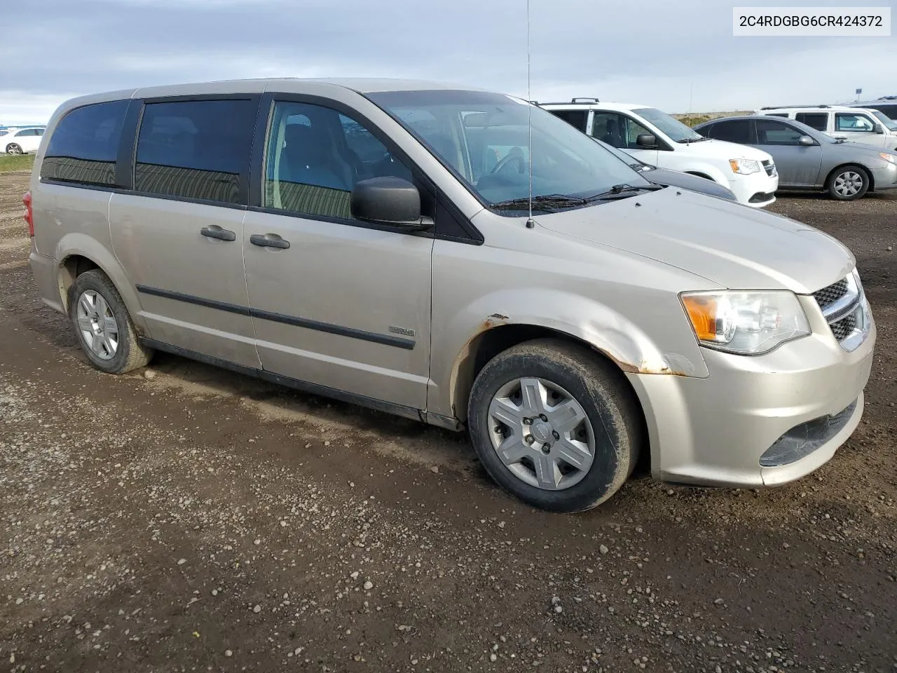 2012 Dodge Grand Caravan Se VIN: 2C4RDGBG6CR424372 Lot: 79671234