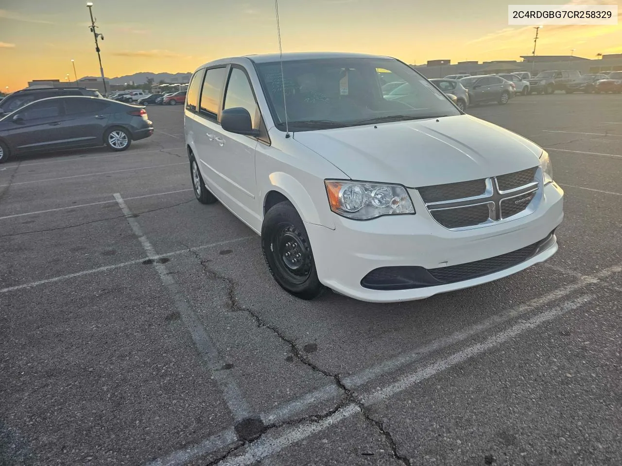 2012 Dodge Grand Caravan Se VIN: 2C4RDGBG7CR258329 Lot: 80172684