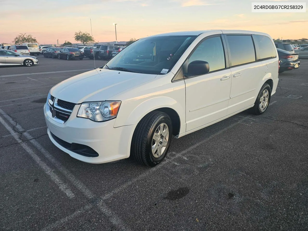 2012 Dodge Grand Caravan Se VIN: 2C4RDGBG7CR258329 Lot: 80172684