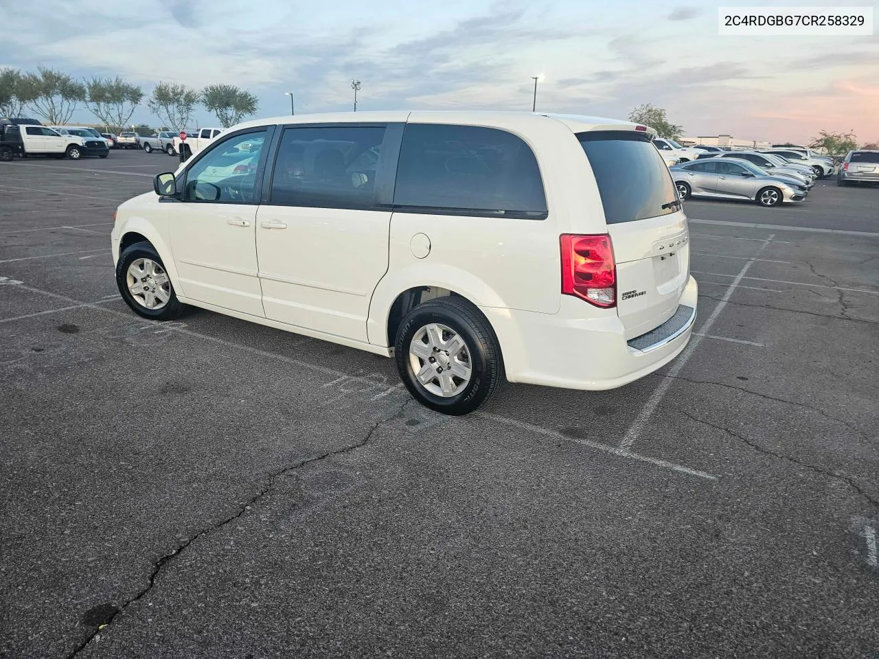 2012 Dodge Grand Caravan Se VIN: 2C4RDGBG7CR258329 Lot: 80172684