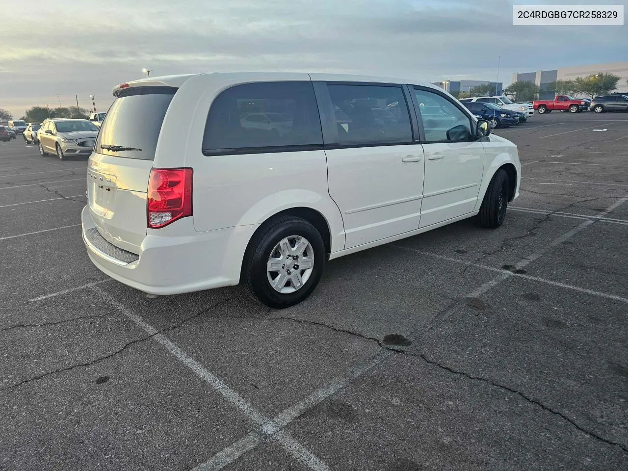 2012 Dodge Grand Caravan Se VIN: 2C4RDGBG7CR258329 Lot: 80172684