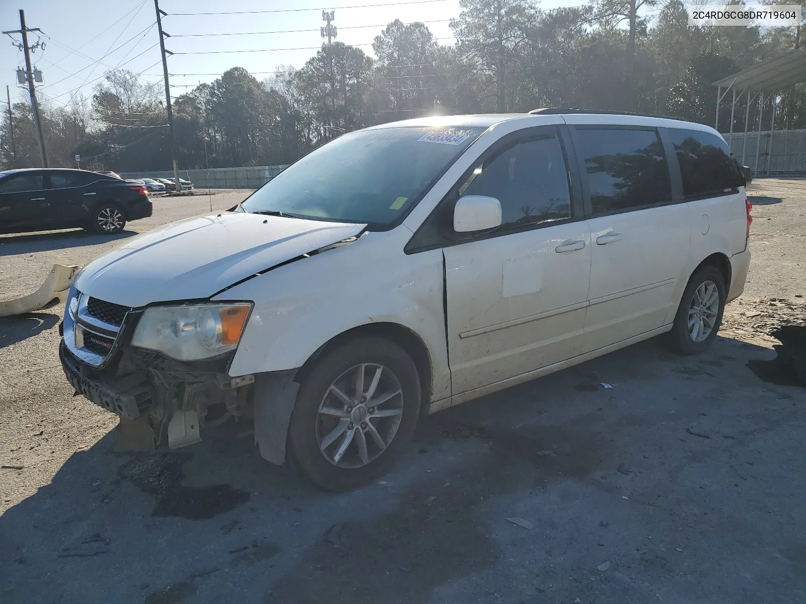 2013 Dodge Grand Caravan Sxt VIN: 2C4RDGCG8DR719604 Lot: 43653434