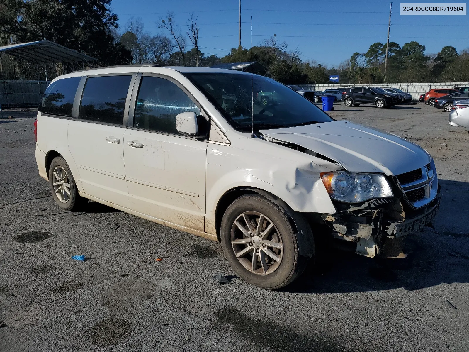 2013 Dodge Grand Caravan Sxt VIN: 2C4RDGCG8DR719604 Lot: 43653434