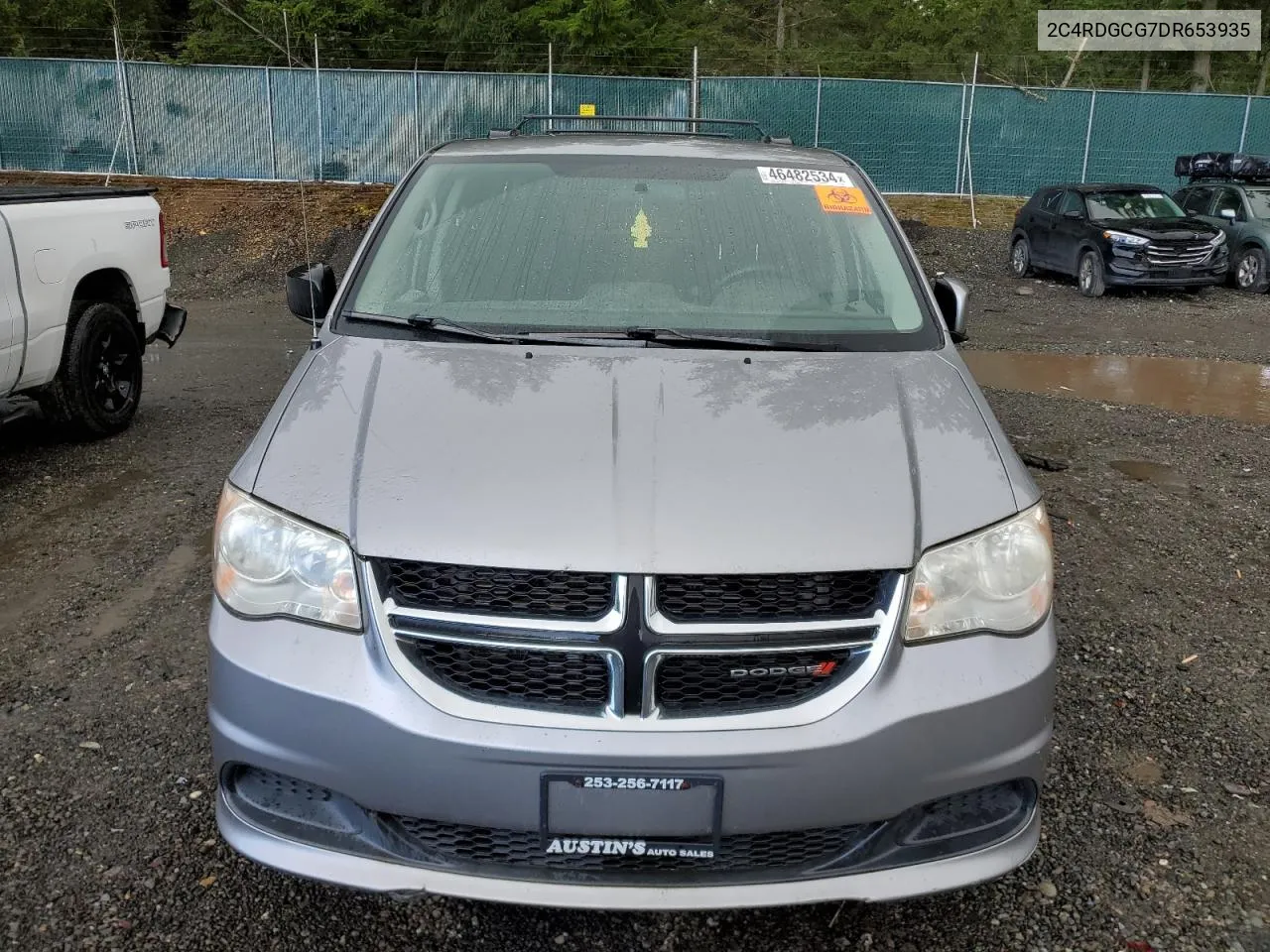 2013 Dodge Grand Caravan Sxt VIN: 2C4RDGCG7DR653935 Lot: 46482534