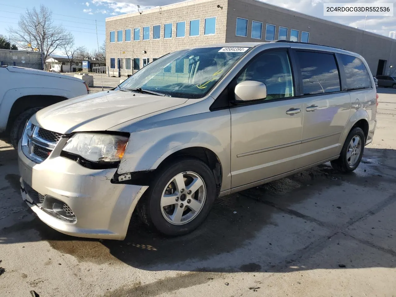 2C4RDGCG3DR552536 2013 Dodge Grand Caravan Sxt