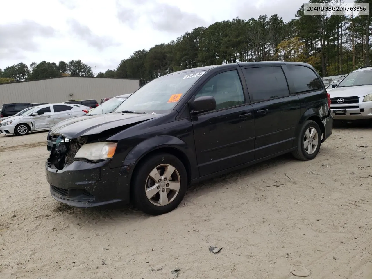 2013 Dodge Grand Caravan Se VIN: 2C4RDGBG2DR763356 Lot: 51350994