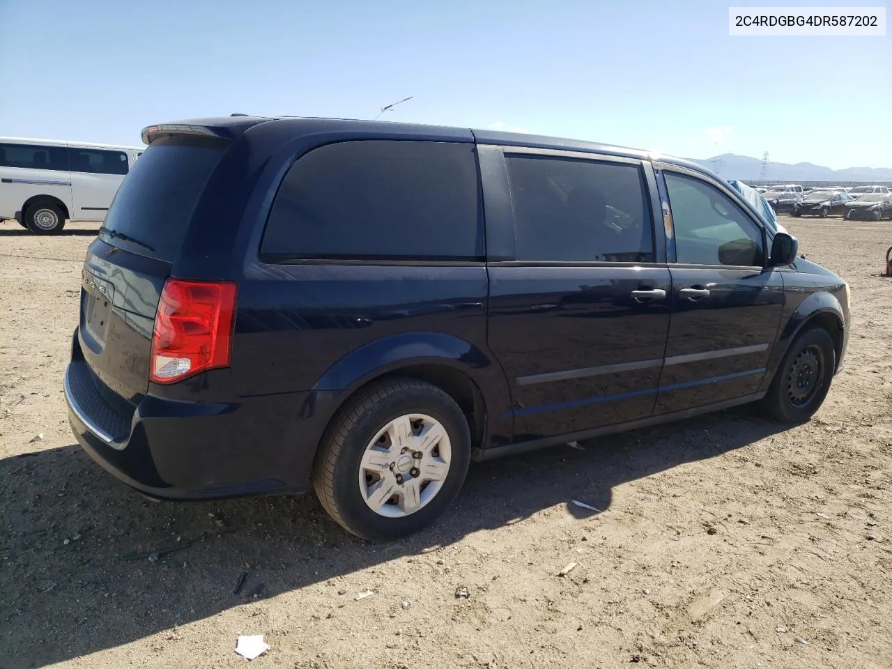 2013 Dodge Grand Caravan Se VIN: 2C4RDGBG4DR587202 Lot: 54445594